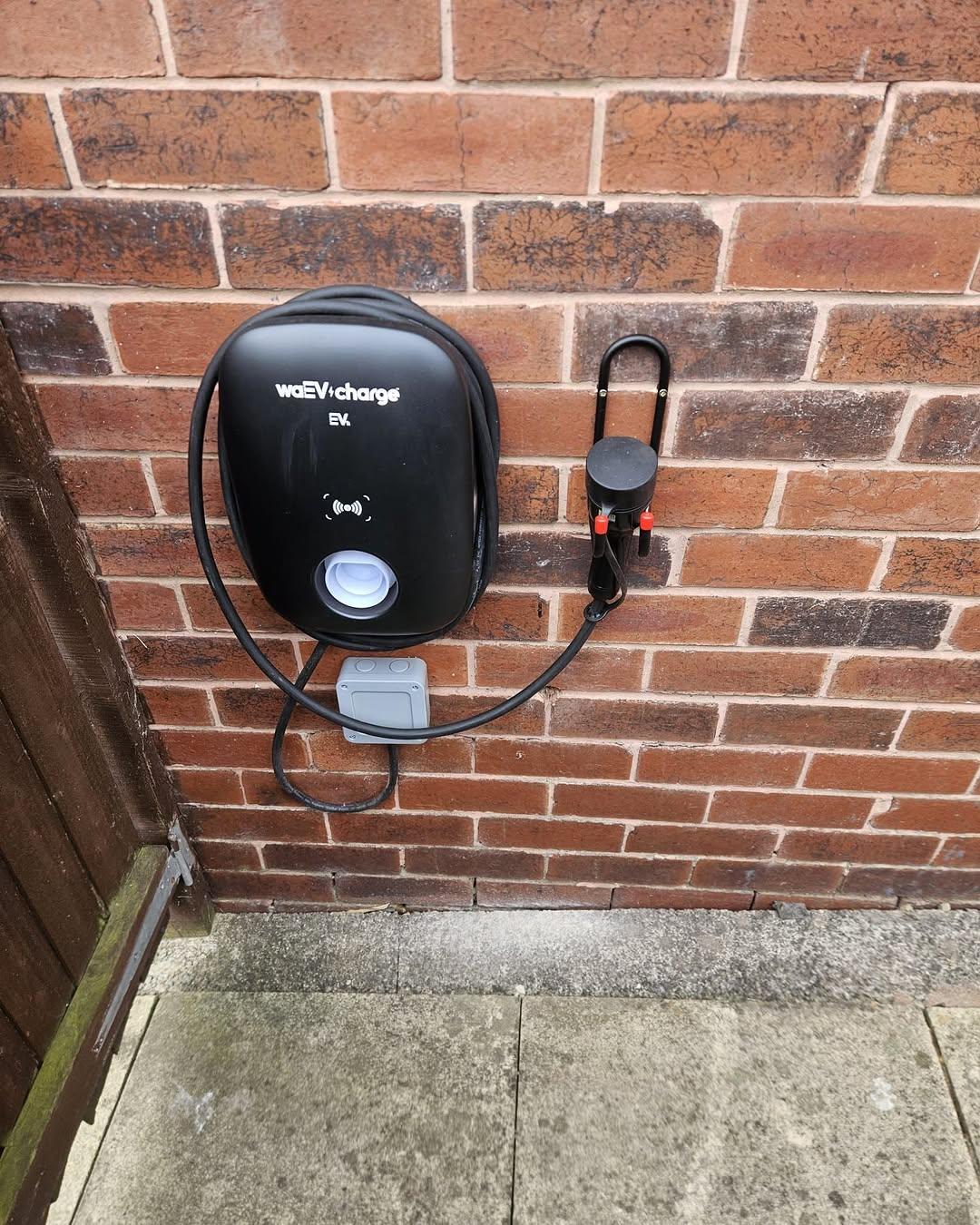 Professional EV charger installation by KO Electrical LTD in Leeds